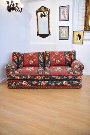 Vintage Upholstered Goose Down Sofa