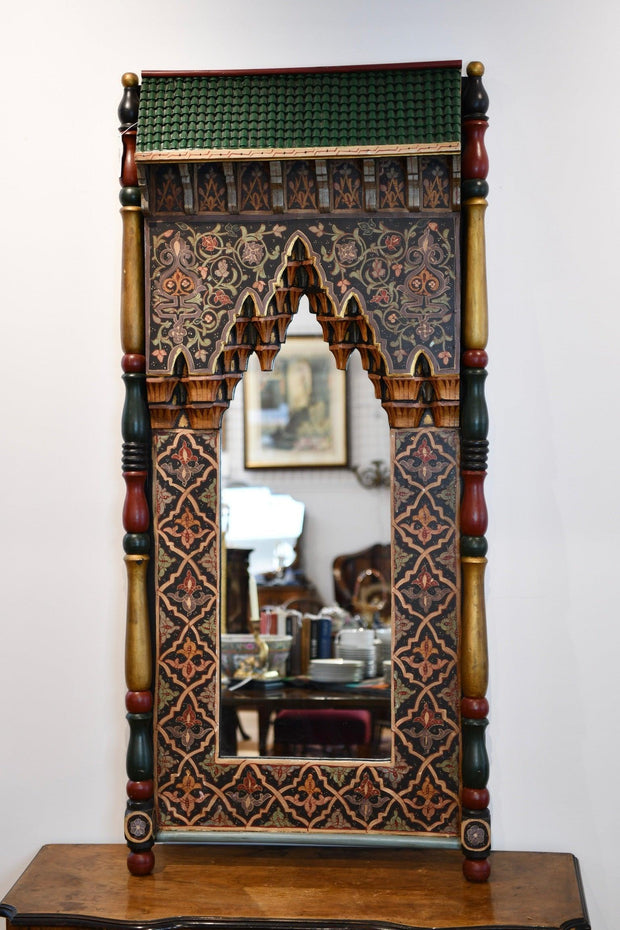 Indian Folk Art Style Mirror