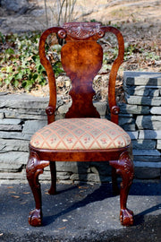 Chippendale Ball & Claw Upholstered Chair