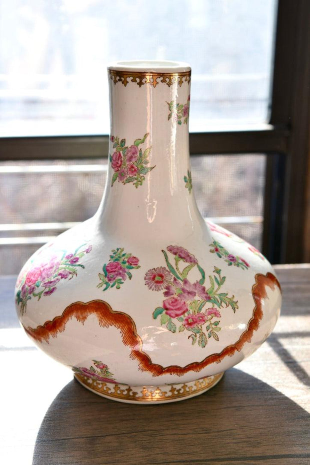 Chinese Polychrome & Enamel Vase
