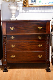 Antique American Empire Bachelor's Chest