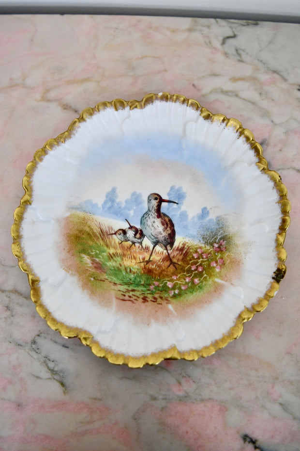 Limoges France Hand Painted Grouse Plate