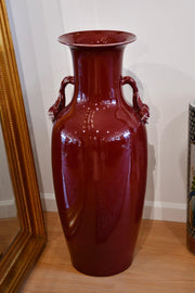 Palatial Red Chinese Vase