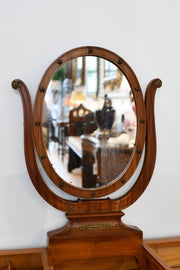 Vintage Vanity Table on Lyre Legs