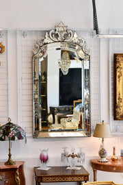 Palatial Venetian Etched Mirror