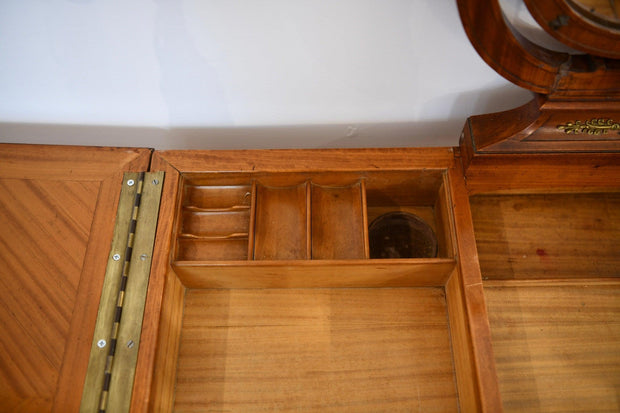 Vintage Vanity Table on Lyre Legs