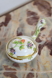 Herend Porcelain Lidded Box with Handle