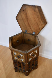 Syrian Tabouret with Mother of Pearl