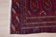 Vintage Bokhara Magenta Rug