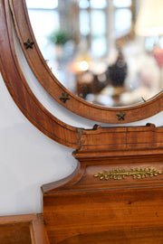 Vintage Vanity Table on Lyre Legs
