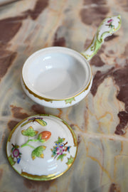 Herend Porcelain Lidded Box with Handle