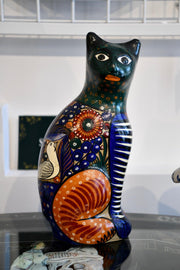 Painted Earthenware Cat