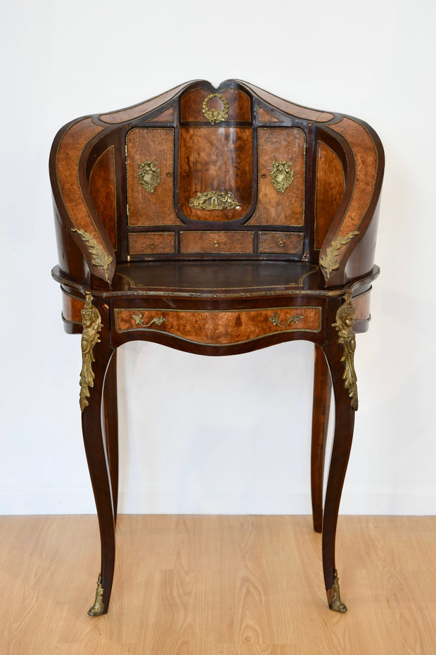 Louis XV Style Bronze Mounted Ladies Writing Desk