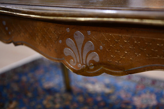 Eglomise and Gold Leaf Coffee Table