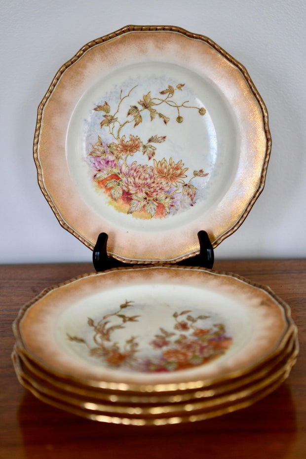 Hand-painted Gilt Encrusted Plate